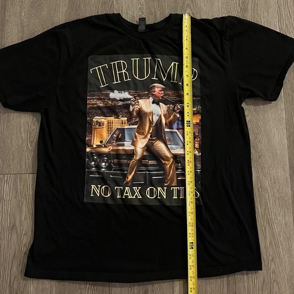 President Trump MAGA "No Tax on Tips" T-Shirt XL - Picture 4 of 4